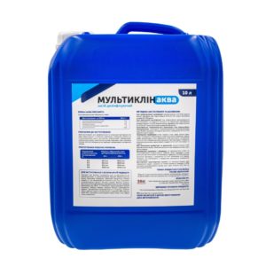 Combined Detergent and Disinfectant “Multyklin Akva” (B2B)